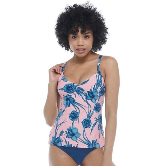 NEW Skye Swimwear Elsie Haven Floral Tankini Top SIZE‎ SMALL - Picture 1 of 2